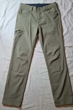Patagonia Men's 34 Hiking Pants Tan Lightweight Outdoor Travel 32" Inseam